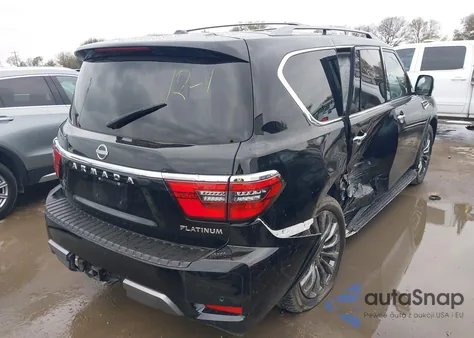 2024 Nissan Armada Platinum 4Wd from USA, damaged, VIN JN8AY2CD2R9708822